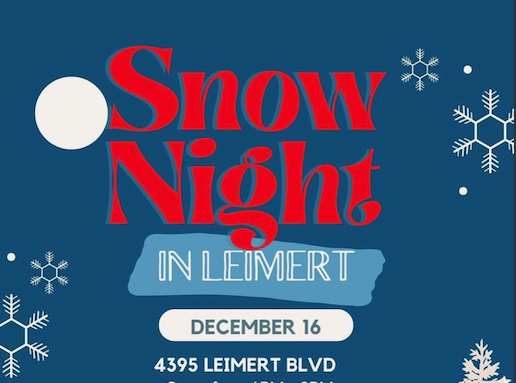 Councilwoman Heather Hutt Hosts ‘Snow Night in Leimert’ for Families in South L.A