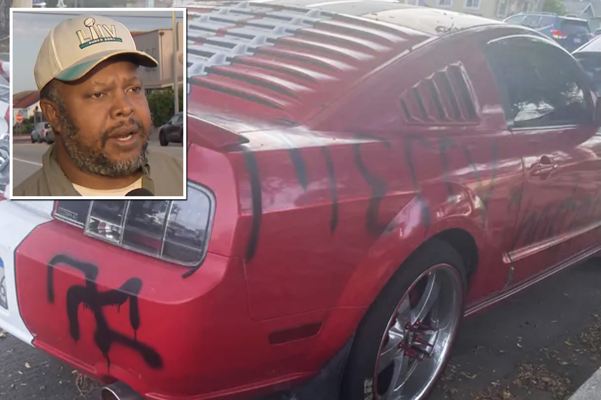 Racial Slur and Swastikas Sprayed on Black Family Car in San Pedro, CA